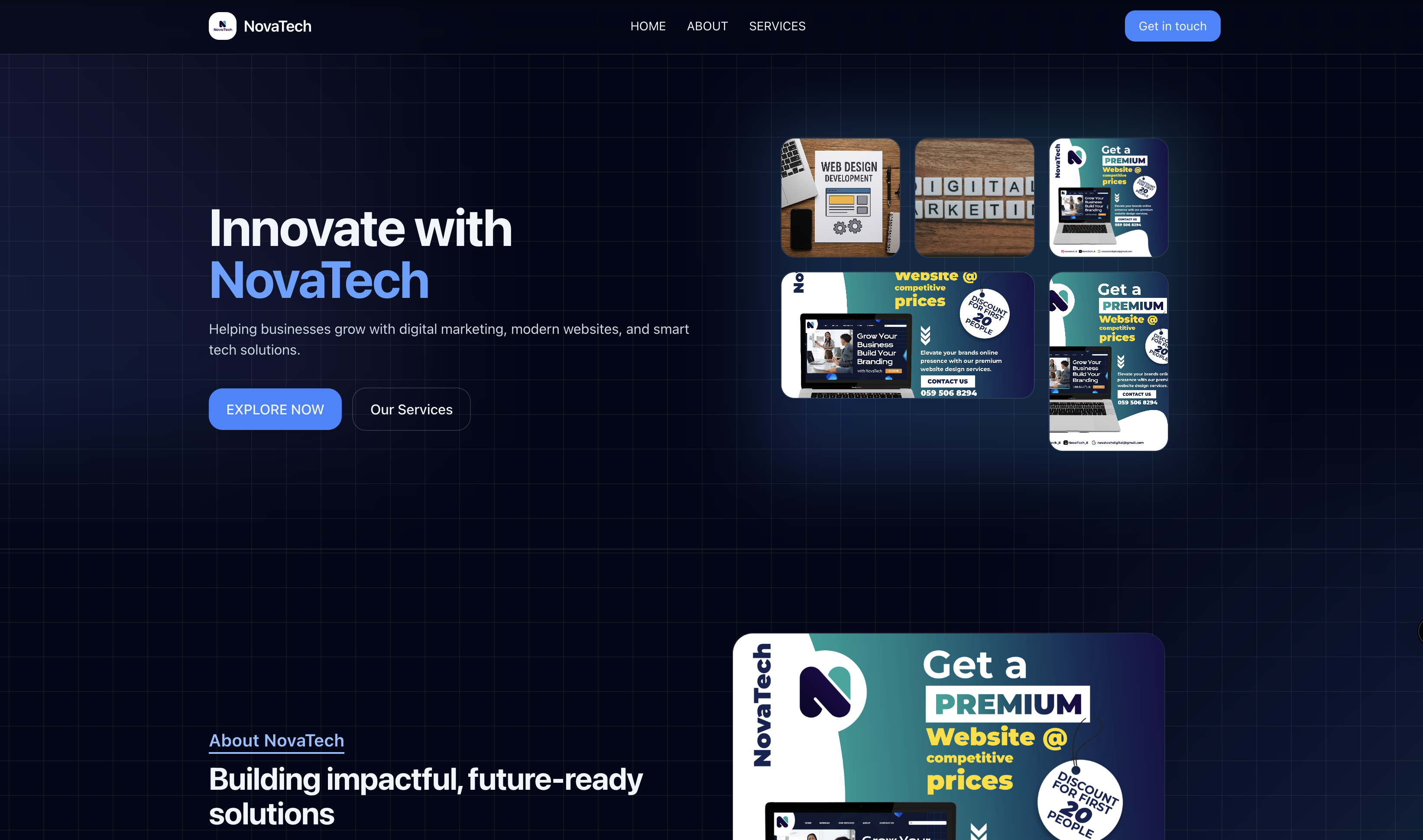 NovaTech Website